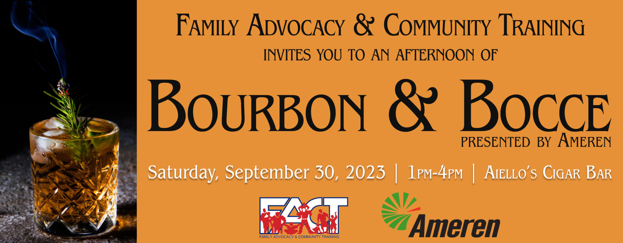 Bourbon & Bocce Fundraising Event Sept. 30 2023